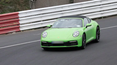 Porsche 911 Targa spy - nose