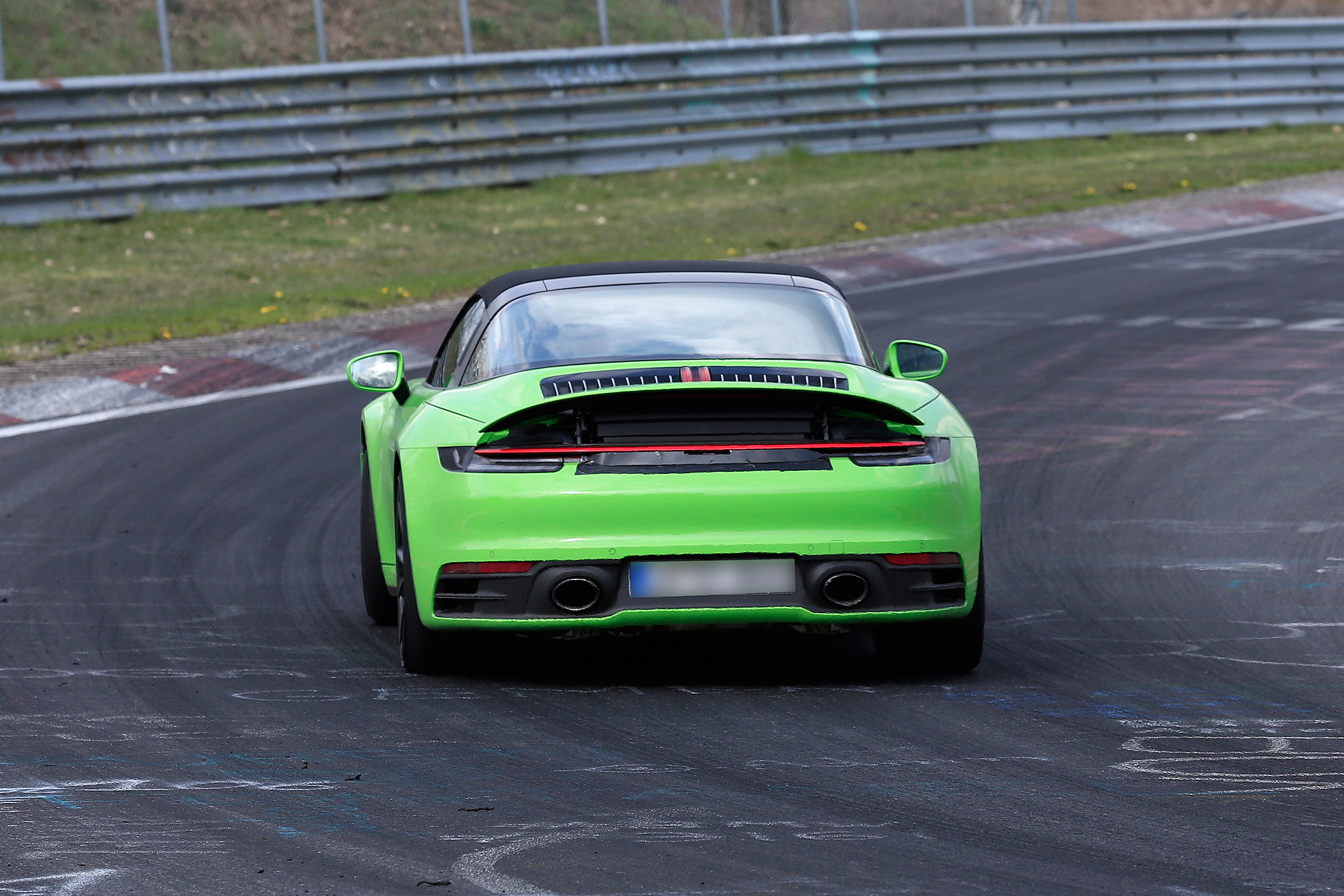 Porsche 911 Targa spy - rear