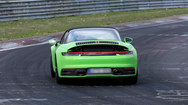Porsche 911 Targa spy - rear