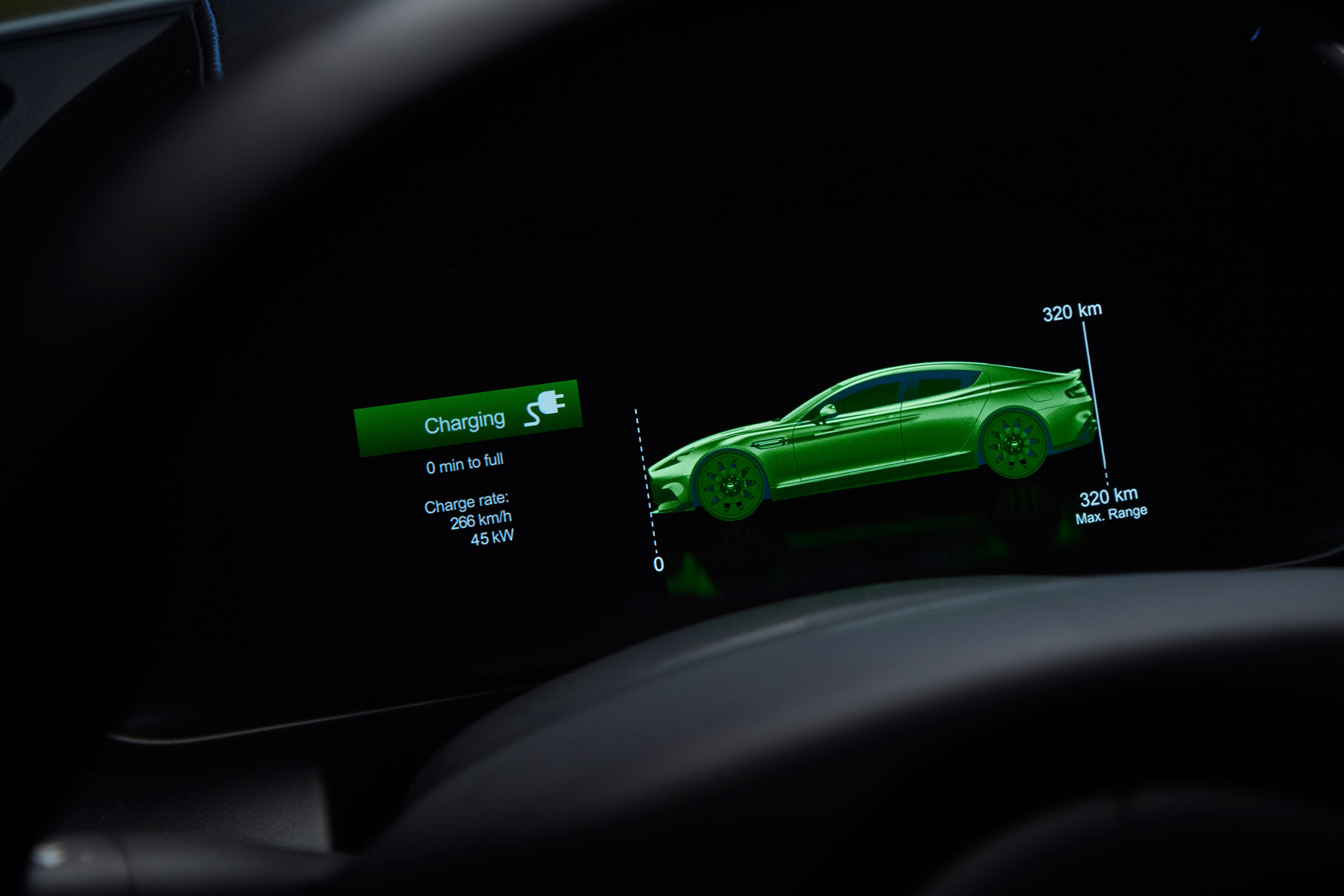 Aston Martin Rapide E - dials