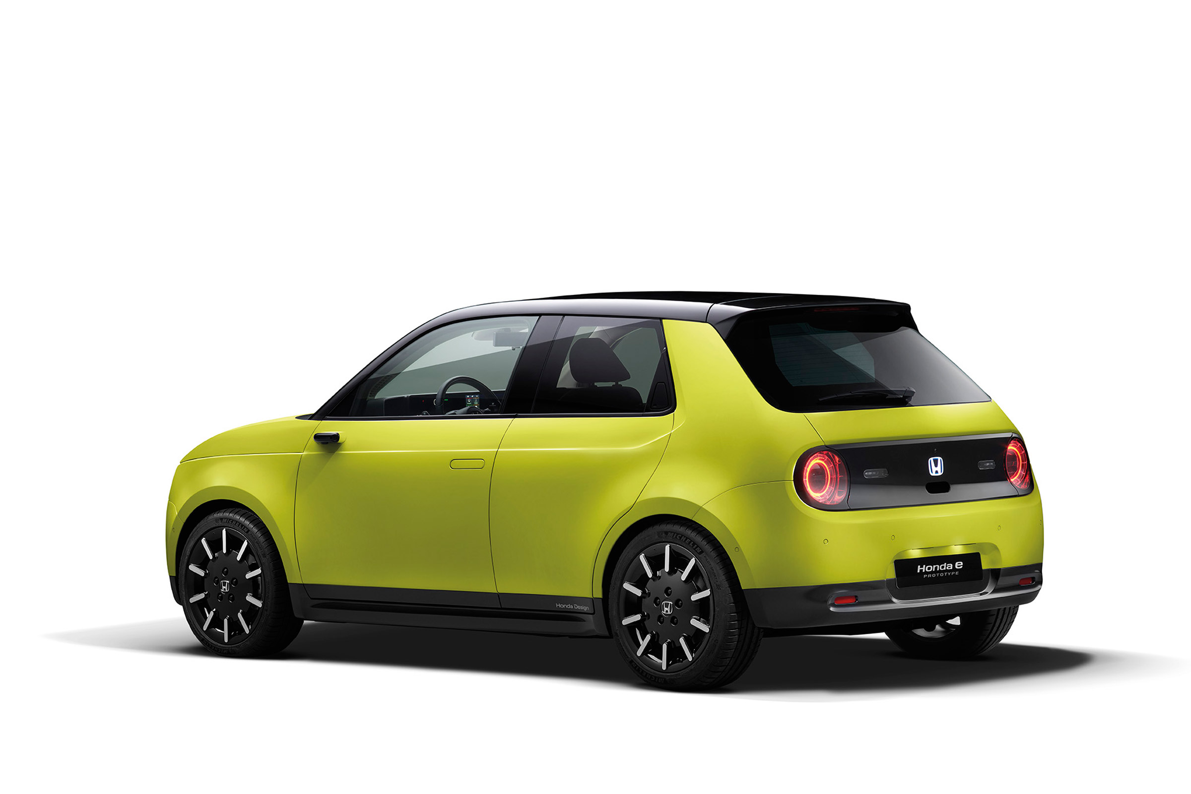 Honda e Prototype green