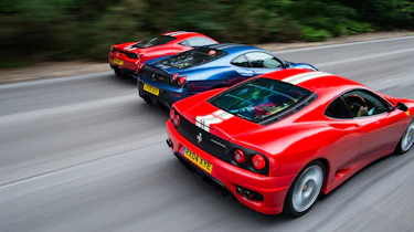 458 Speciale vs F430 Scuderia vs 360 Challenge Stradale