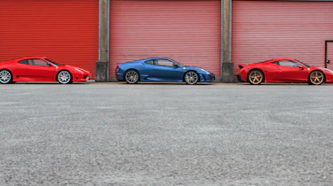 458 Speciale vs F430 Scuderia vs 360 Challenge Stradale