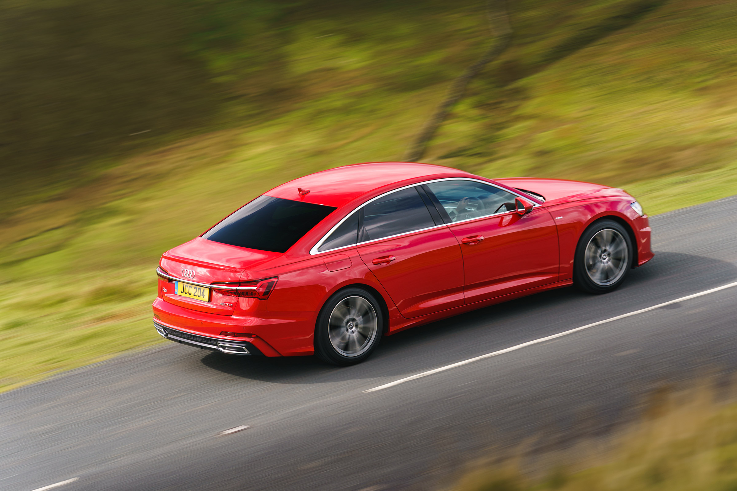 Audi A6 Saloon S-Line - rear quarter