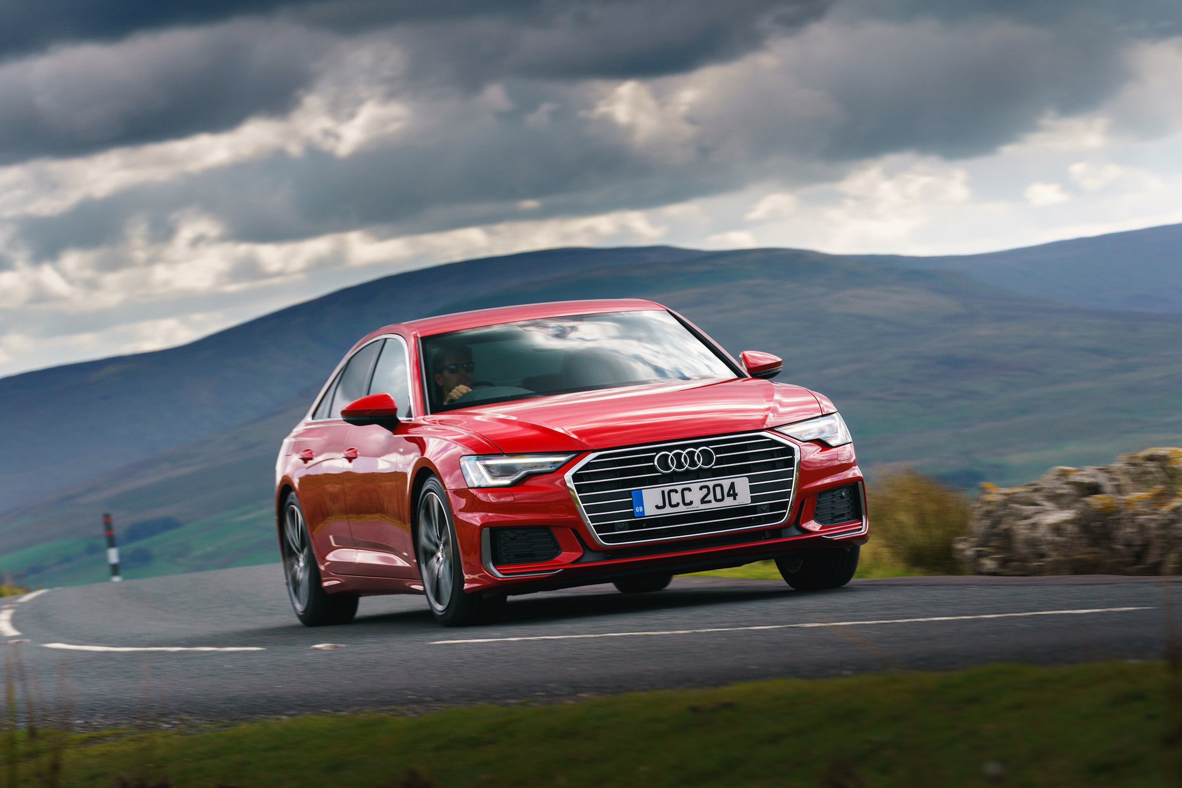 Audi A6 Saloon S-Line - front quarter