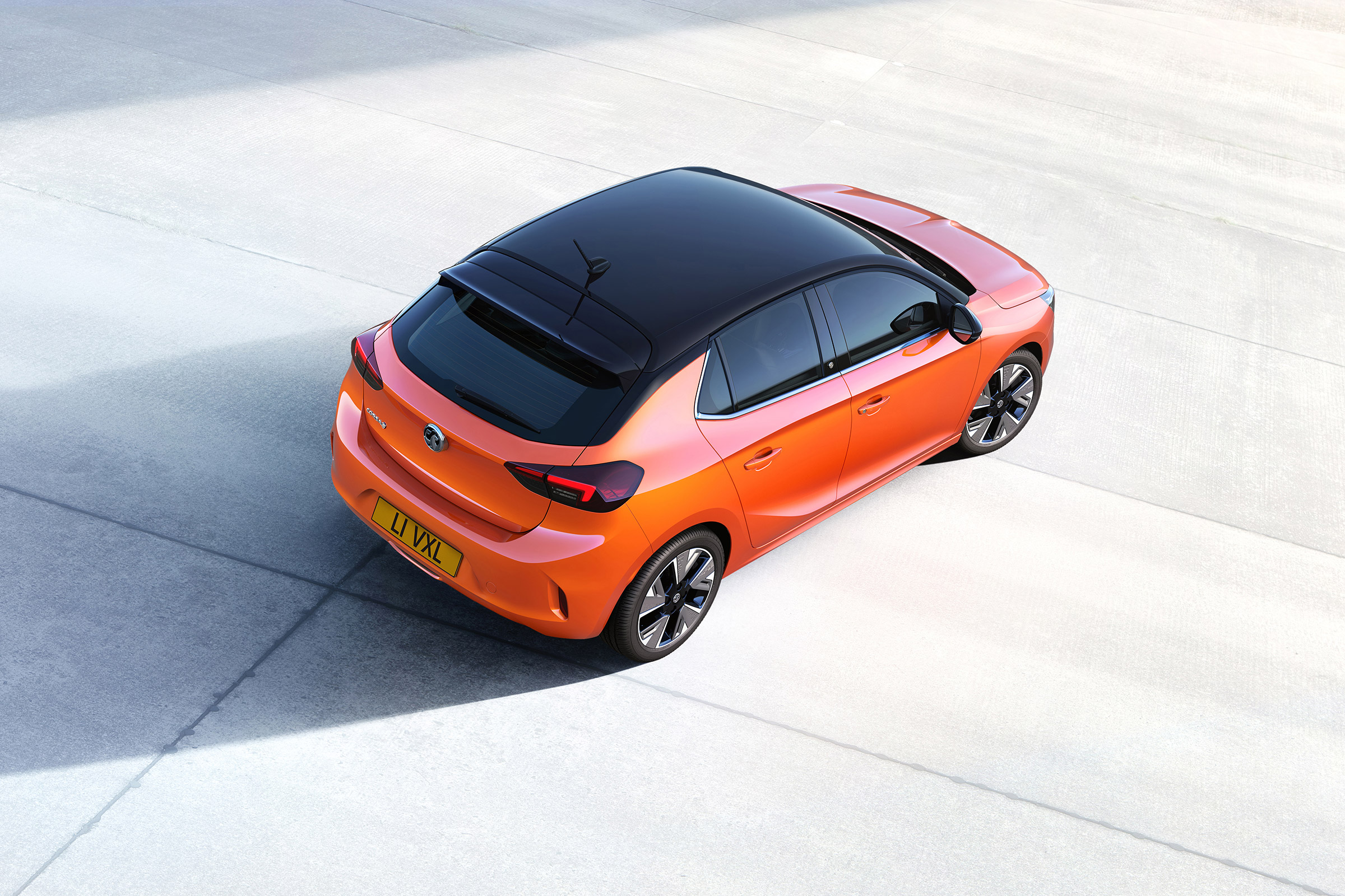 Vauxhall Corsa-e - roof
