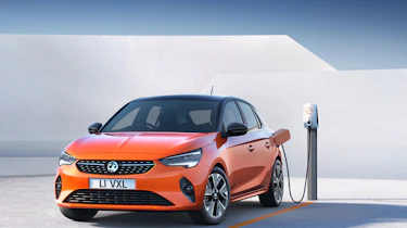 Vauxhall Corsa-e - plugged