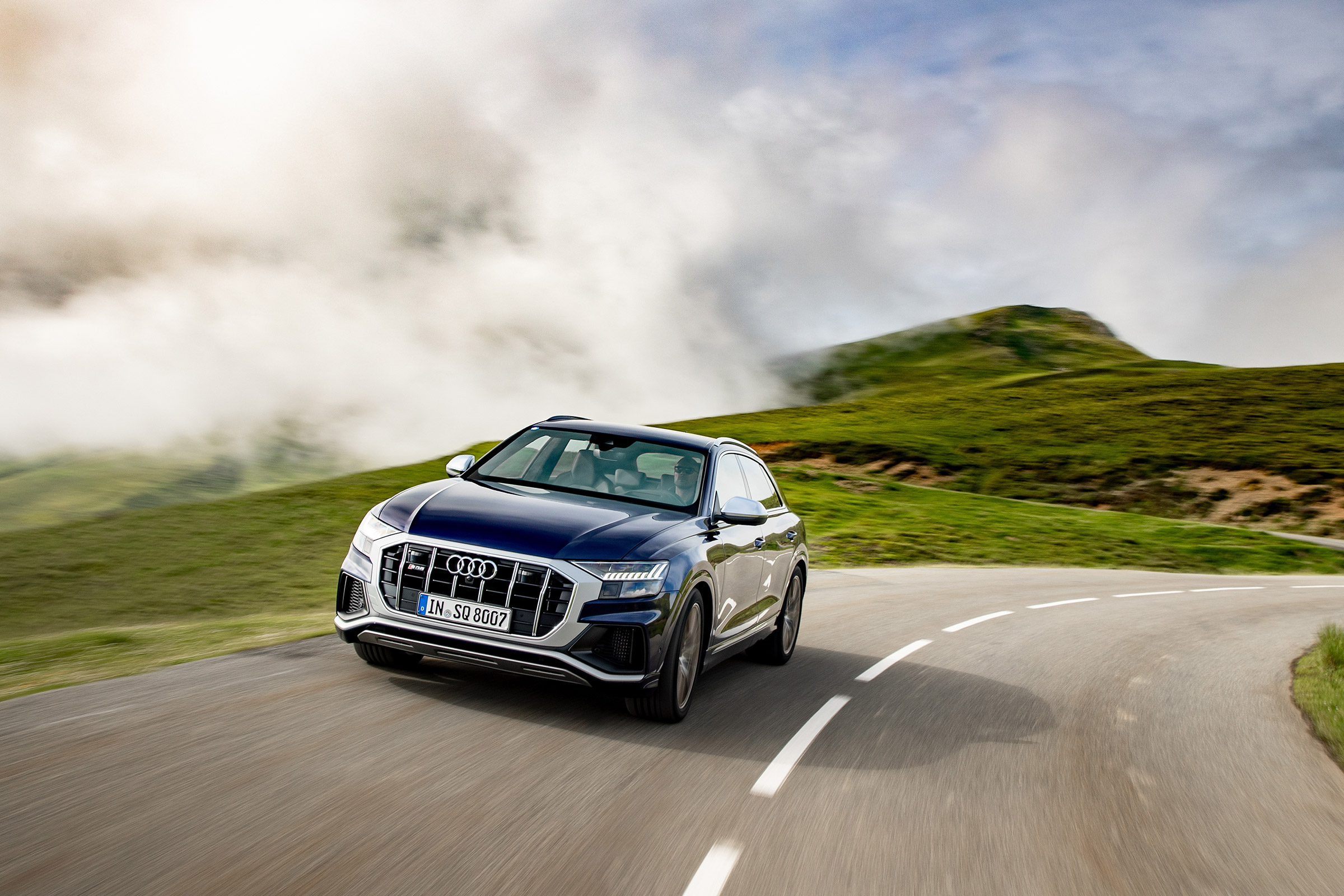 Audi SQ8 TDI review - front
