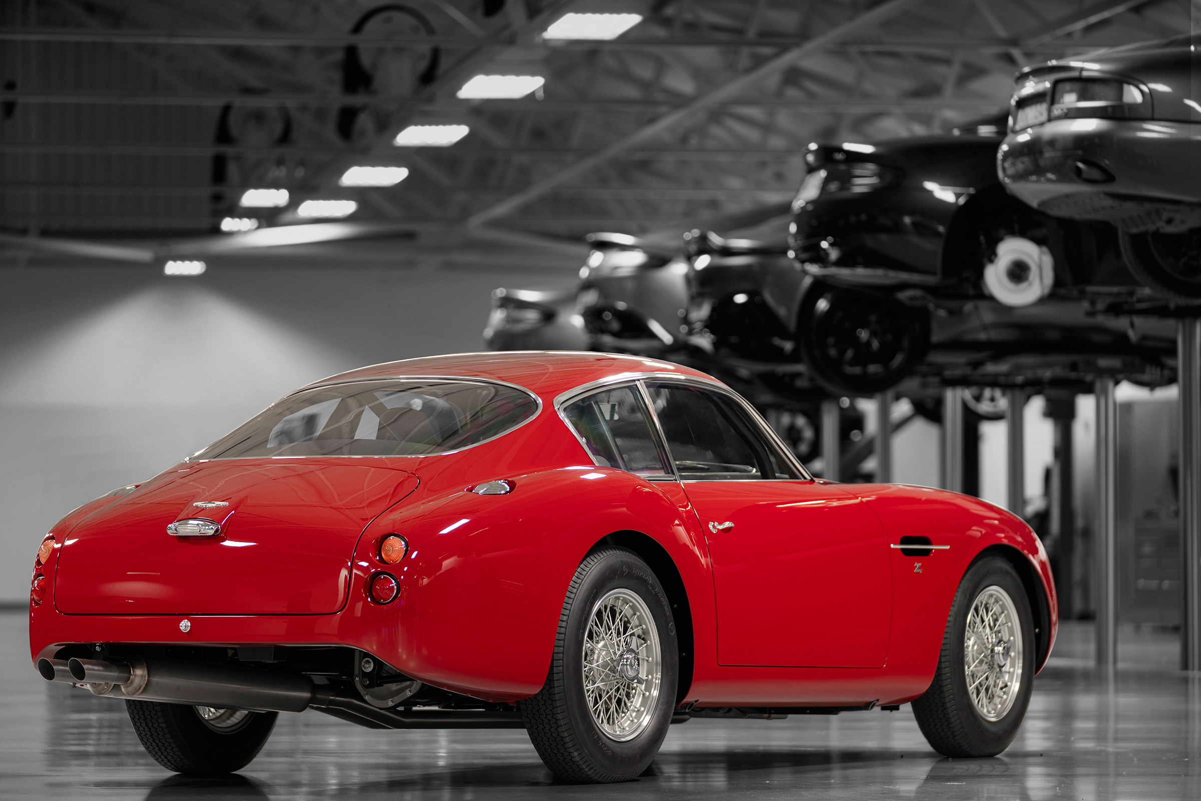 Aston Martin DB4 Zagato continuation - rear quarter