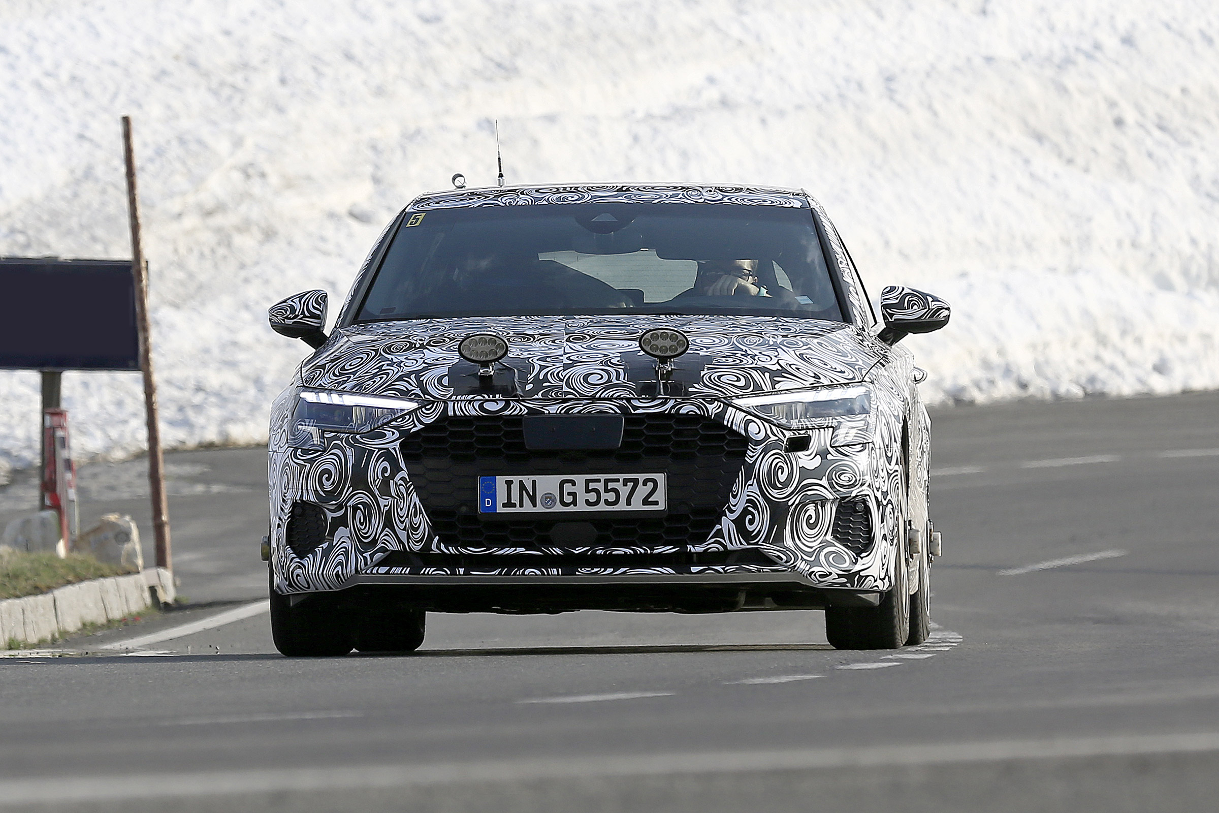 Audi A3 spy 2019 - nose