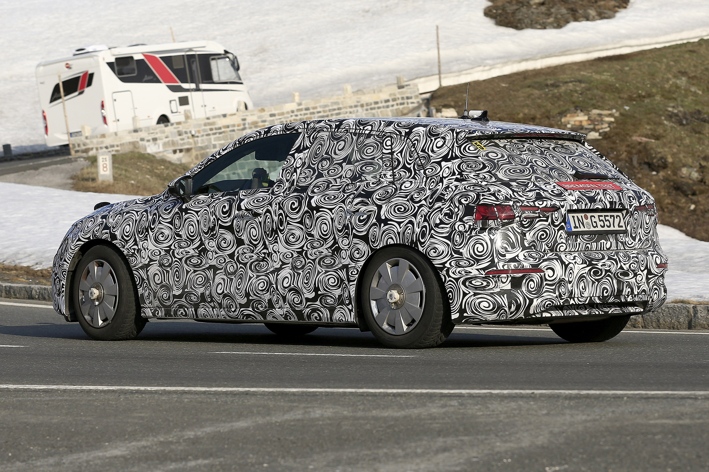 Audi A3 spy 2019 - rear