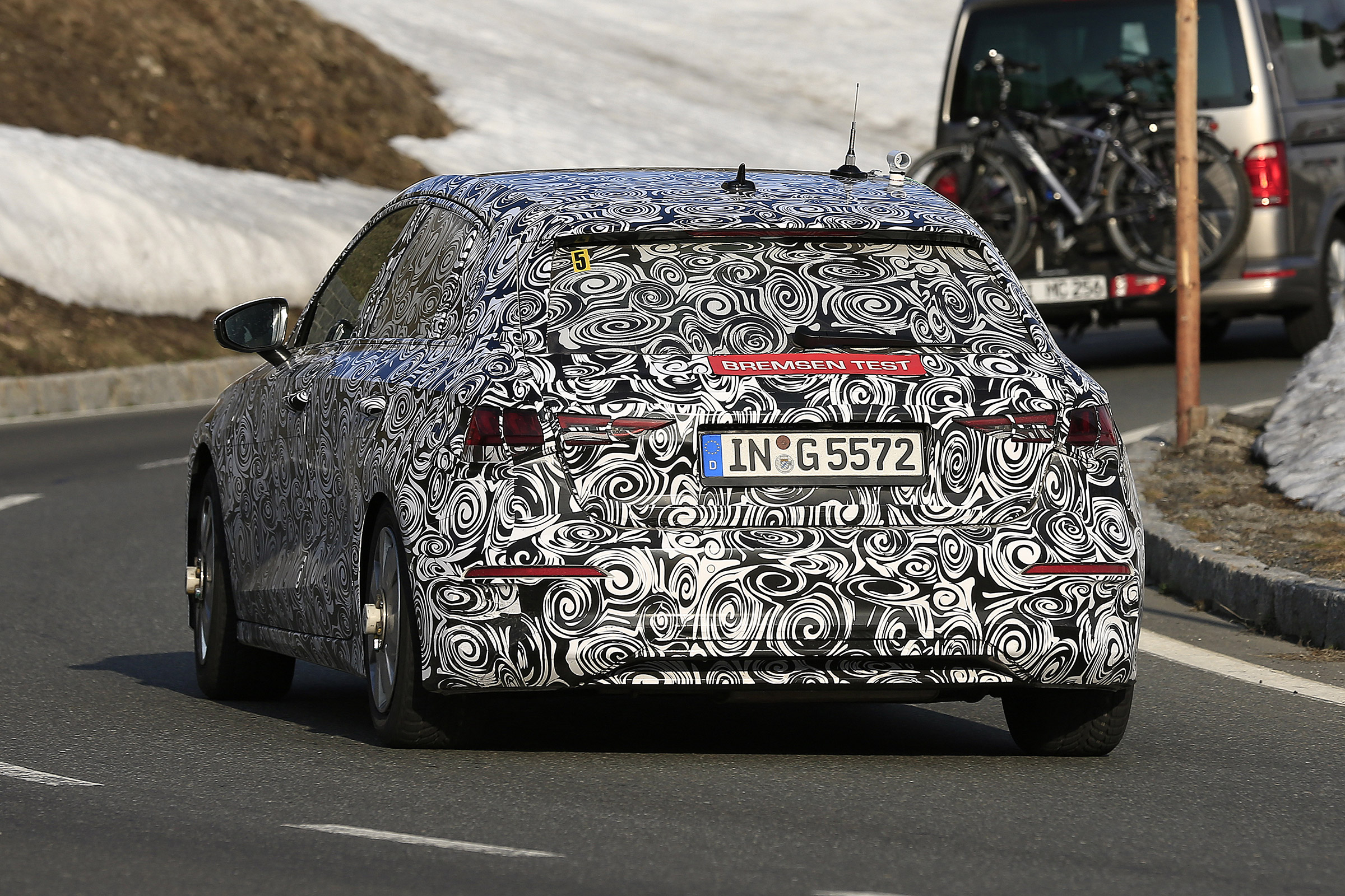Audi A3 spy 2019 - rear