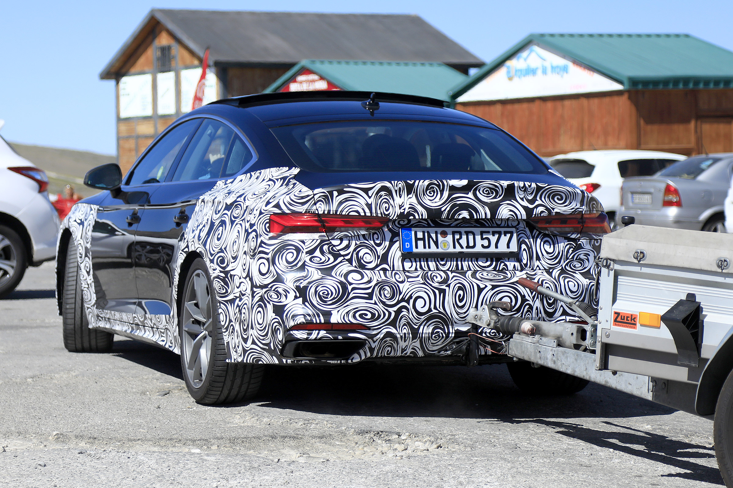 Audi A5 Sportback spy - rear
