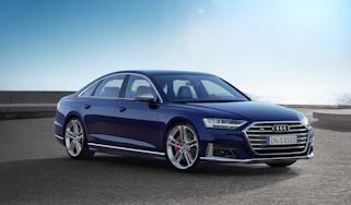 Audi S8 2019 revealed - front quarter