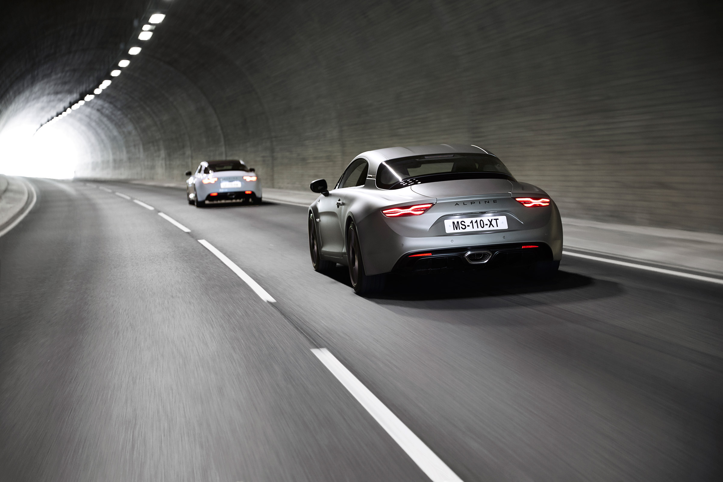 Alpine A110S - tunnel