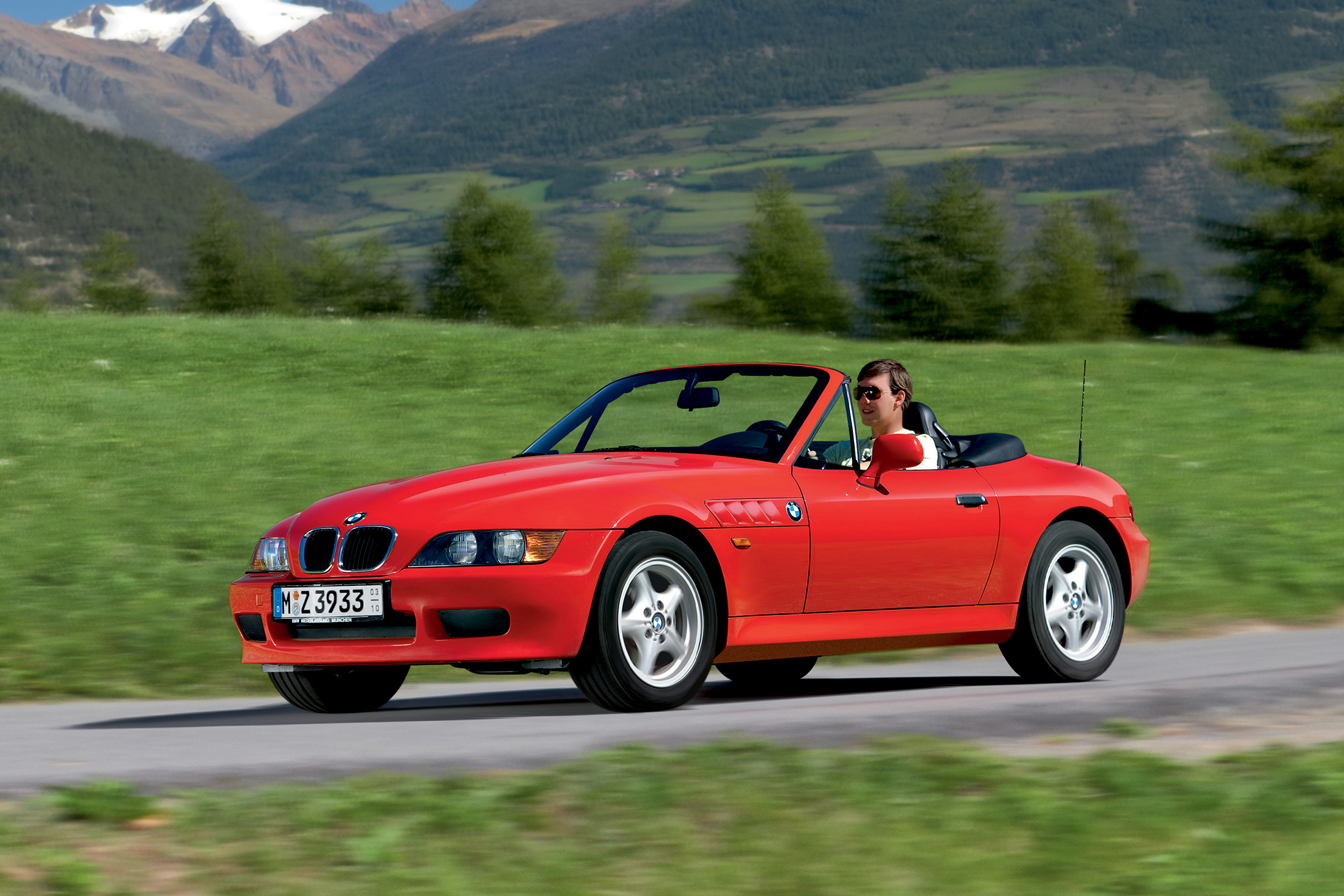 BMW Z3 red front
