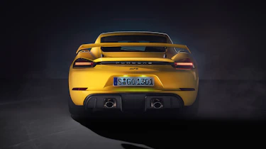 Porsche 718 Cayman GT4 rear