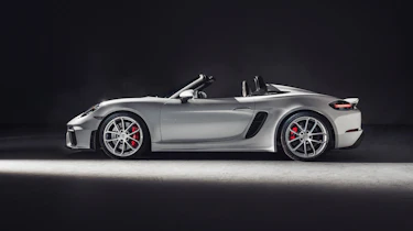 Porsche 718 Spyder side