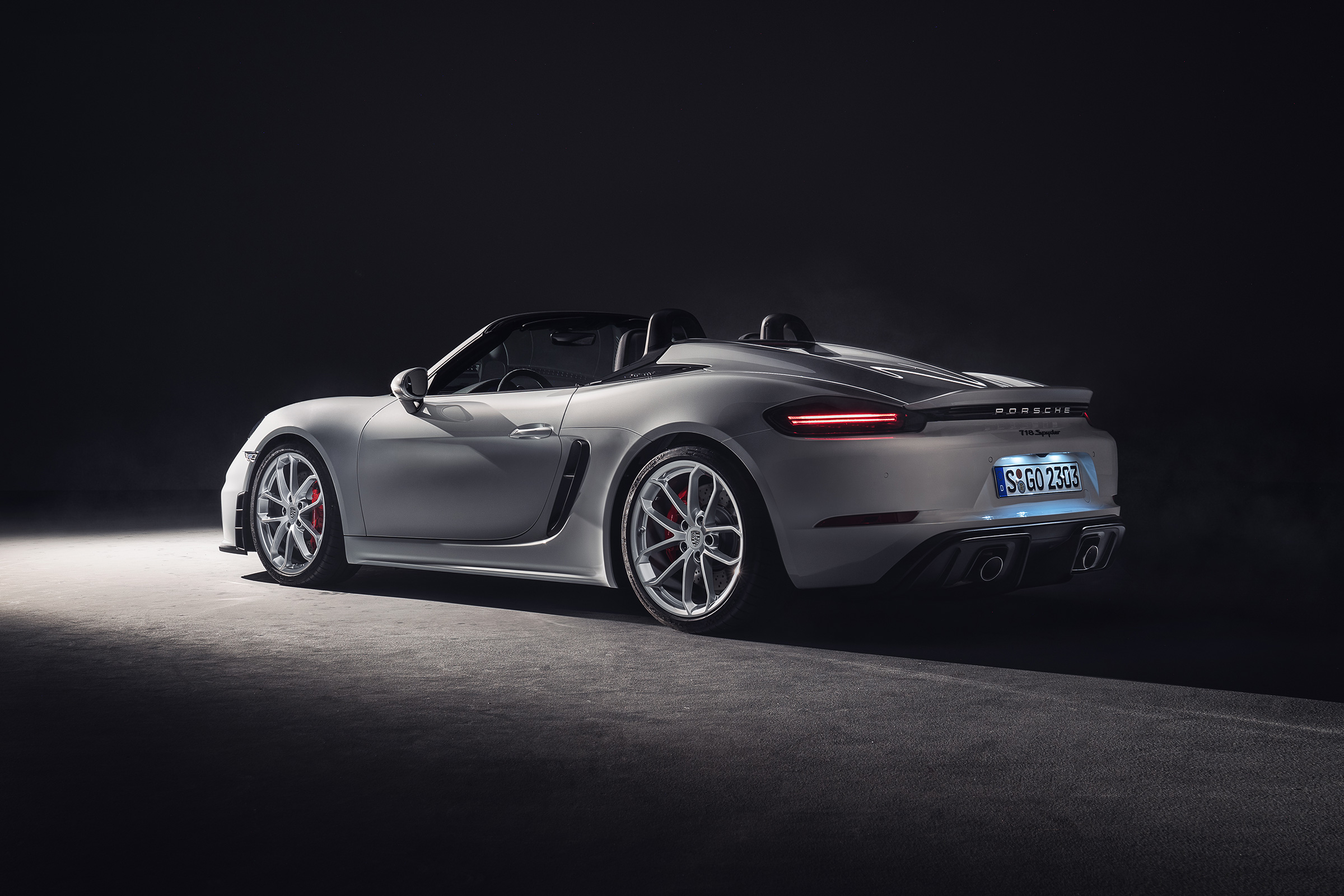 Porsche 718 Spyder rear
