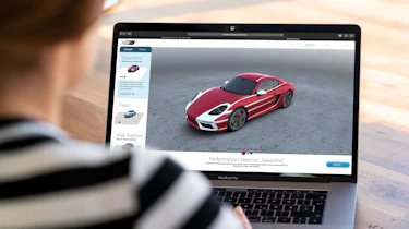 Porsche-approved online livery design service
