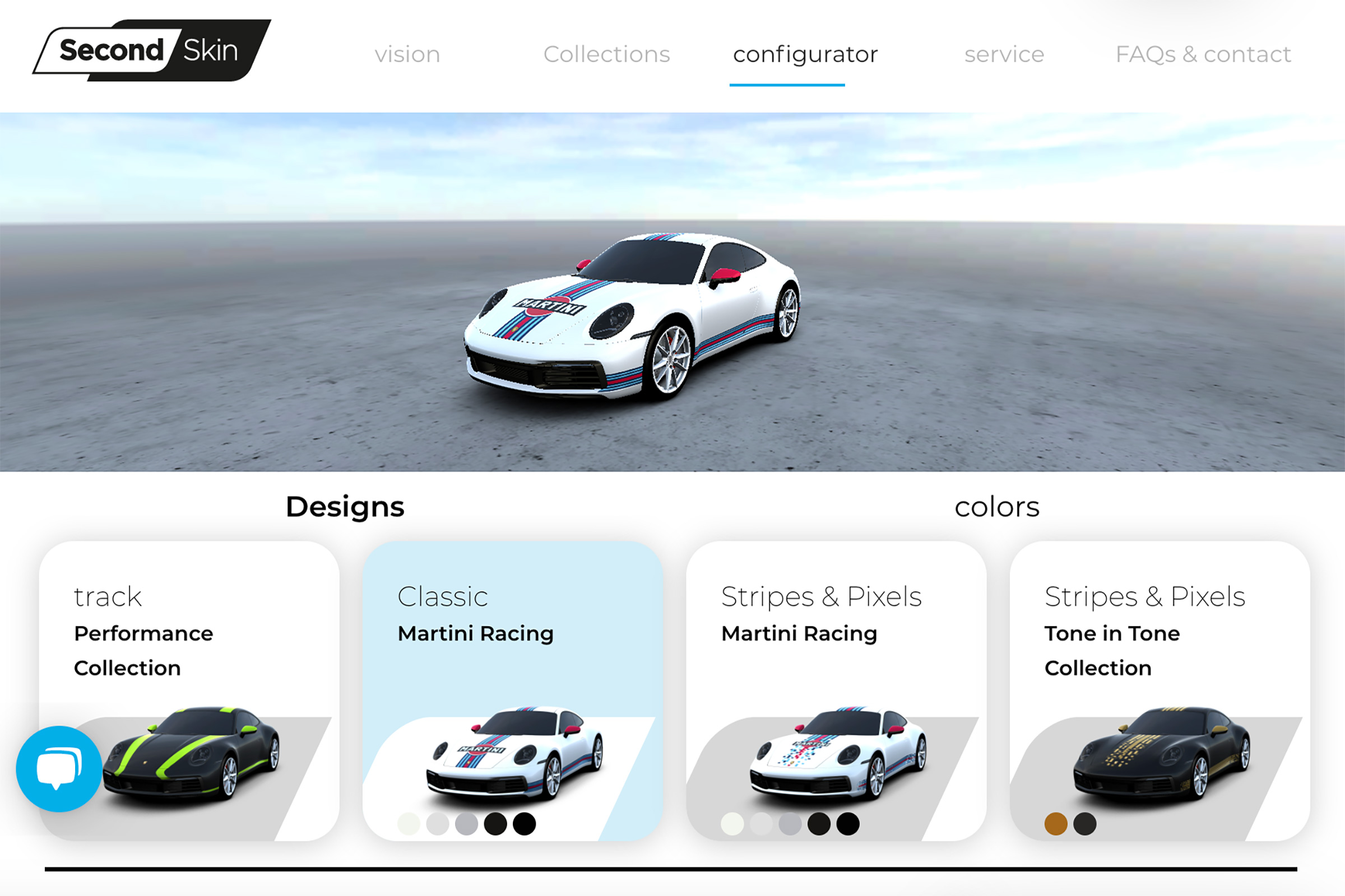 Porsche-approved online livery design service