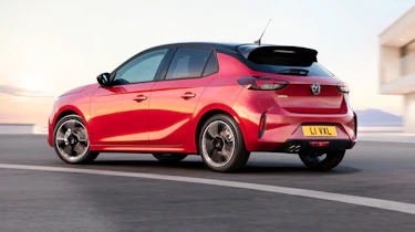 New Vauxhall Corsa rear three quarters
