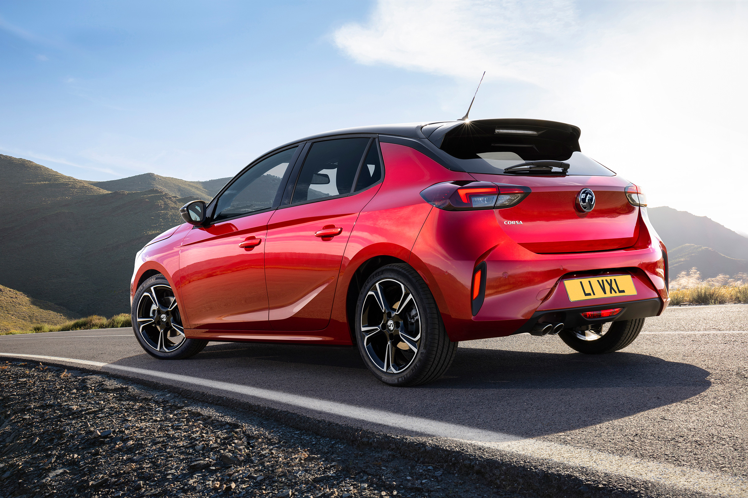 New Vauxhall Corsa rear three quarters 2