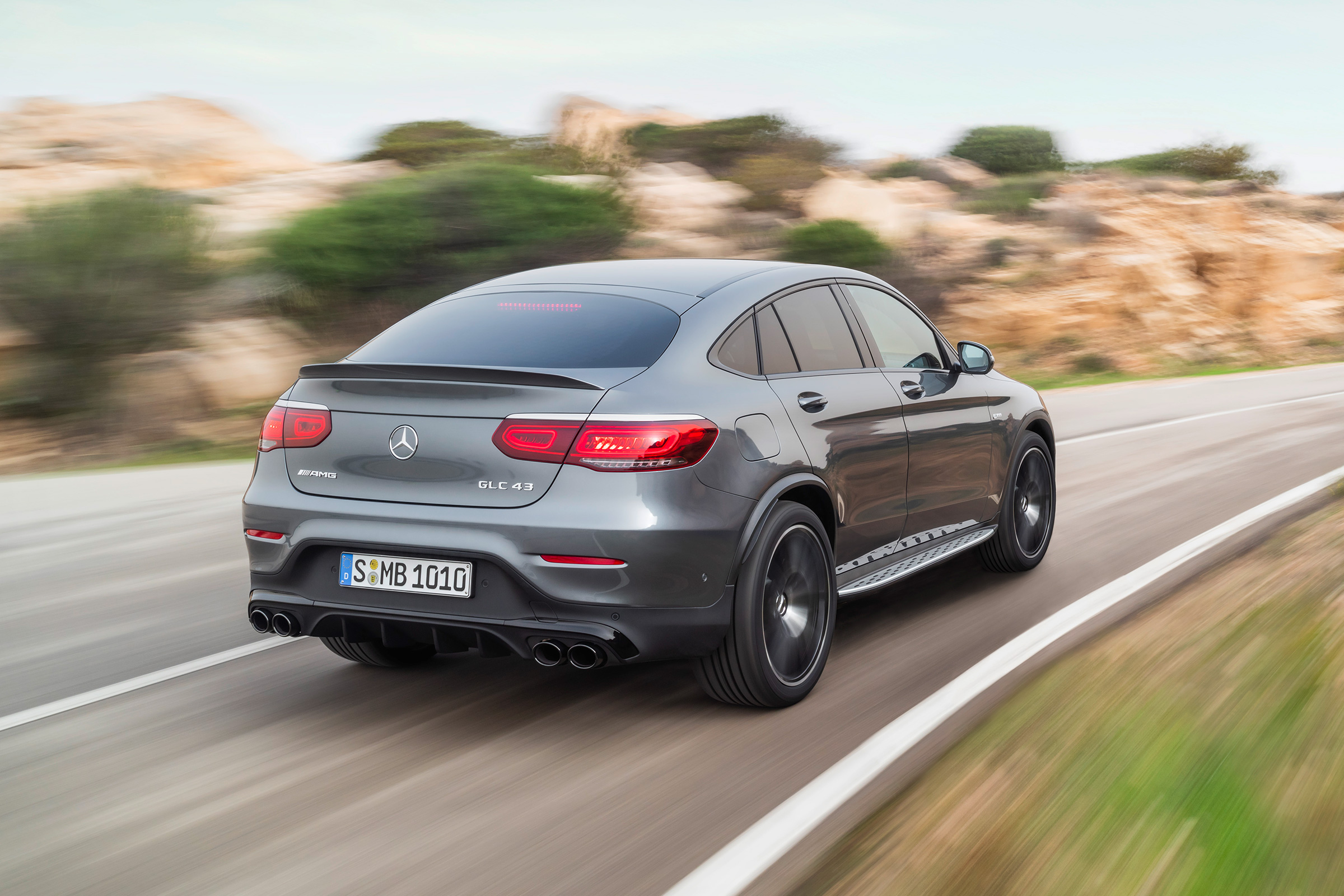 2019 Mercedes-AMG GLC 43 coupe rear