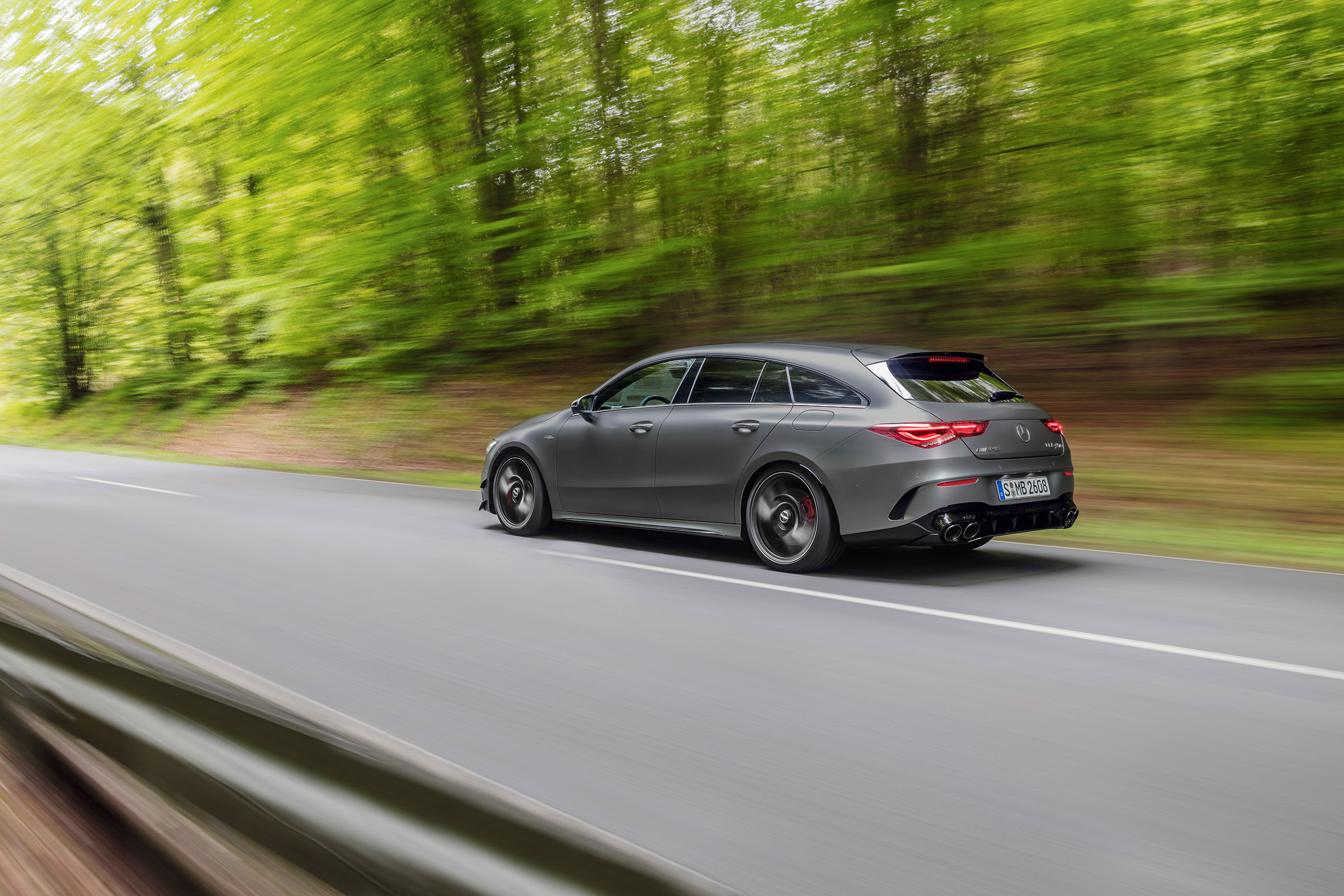 Mercedes-AMG CLA45 S Shooting Brake - rear quarter