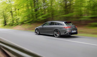Mercedes-AMG CLA45 S Shooting Brake - rear quarter