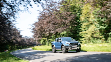 Ford Ranger Raptor UK - front quarter