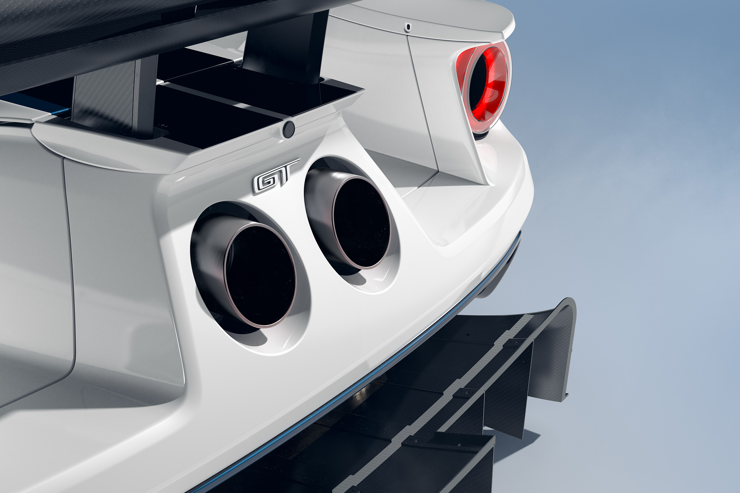 Ford GT Mk II exhausts