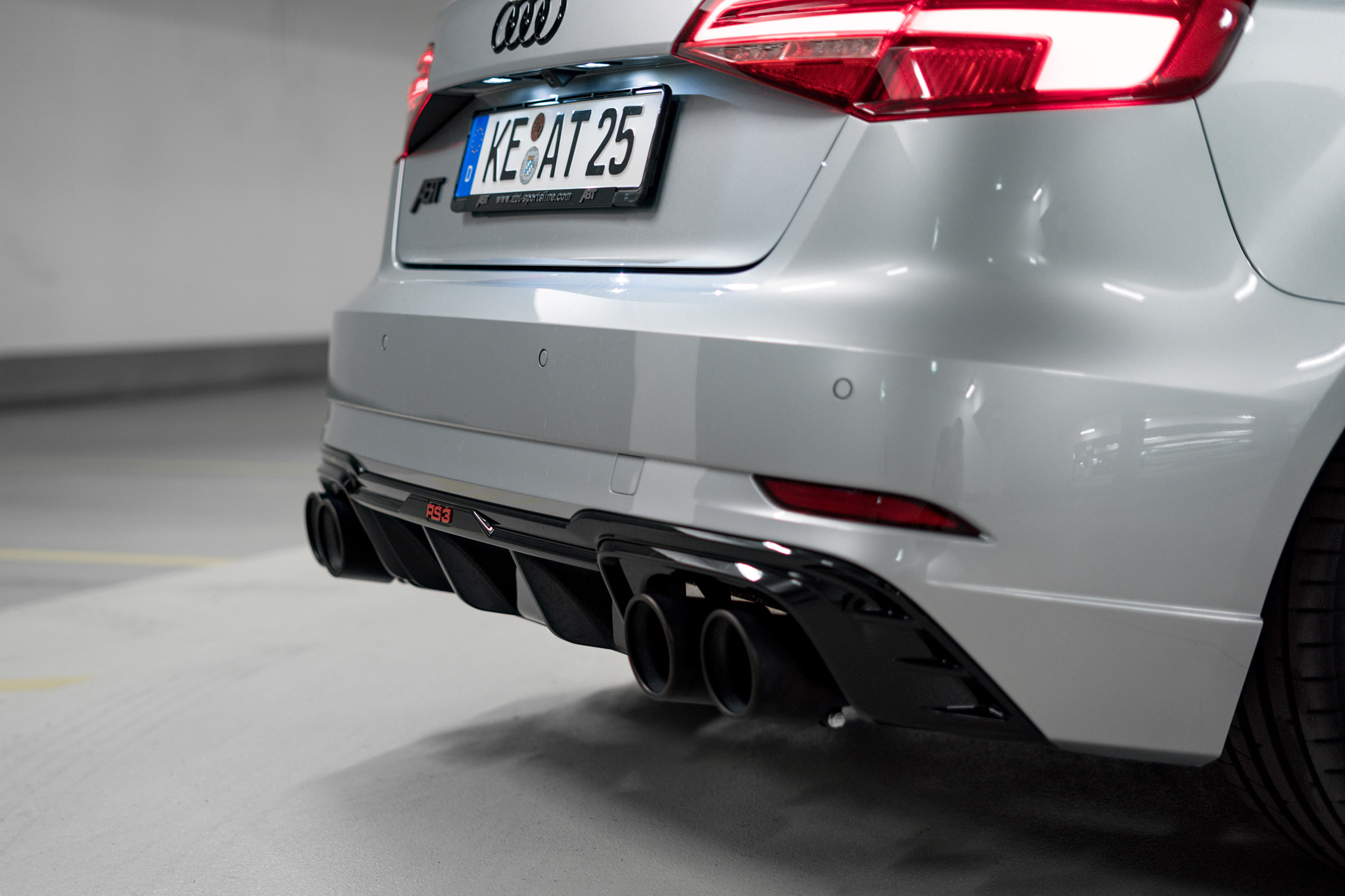 Abt tuned Audi RS3 exhaust