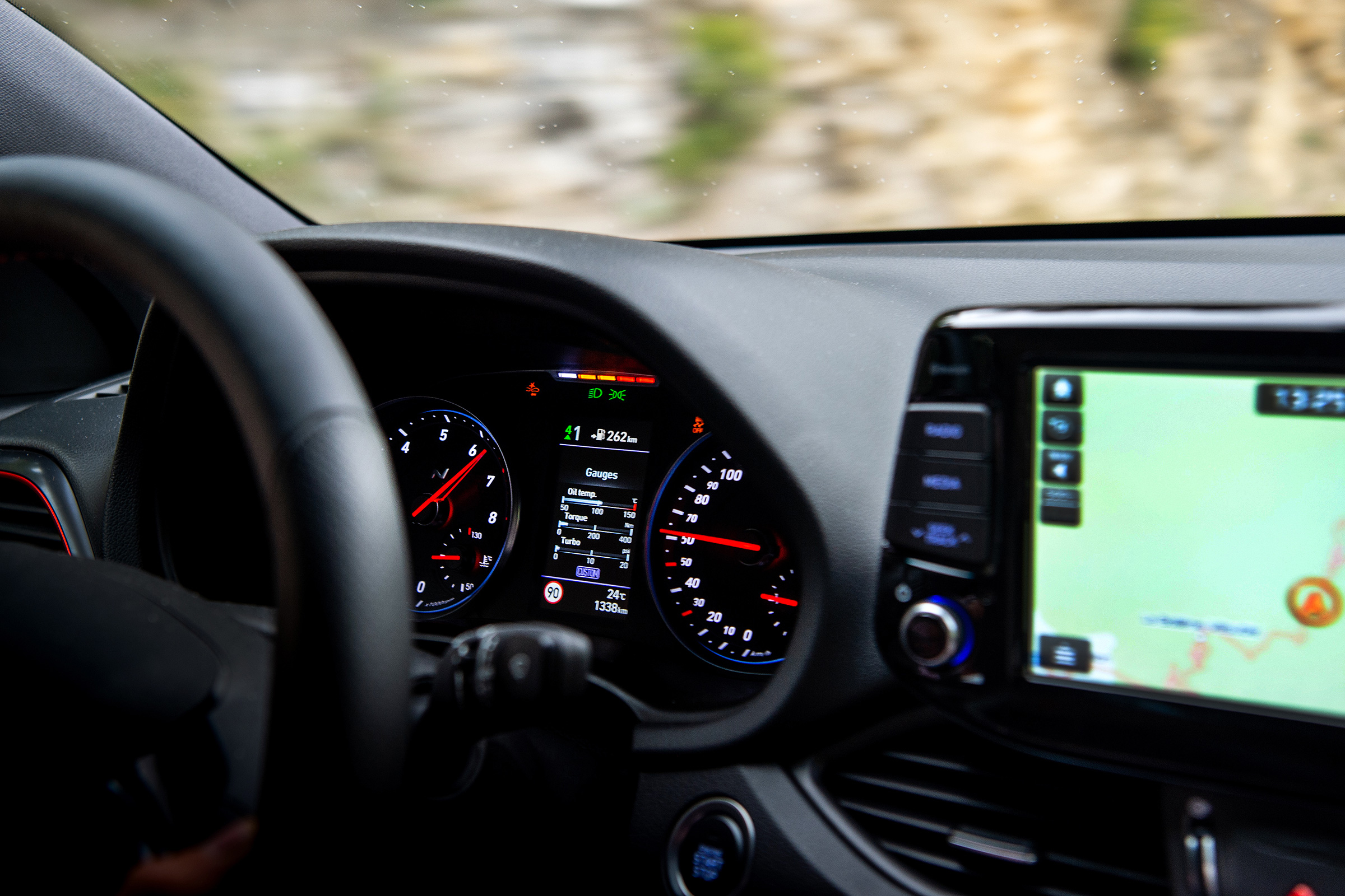 Hyundai i30 N Fastback infotainment