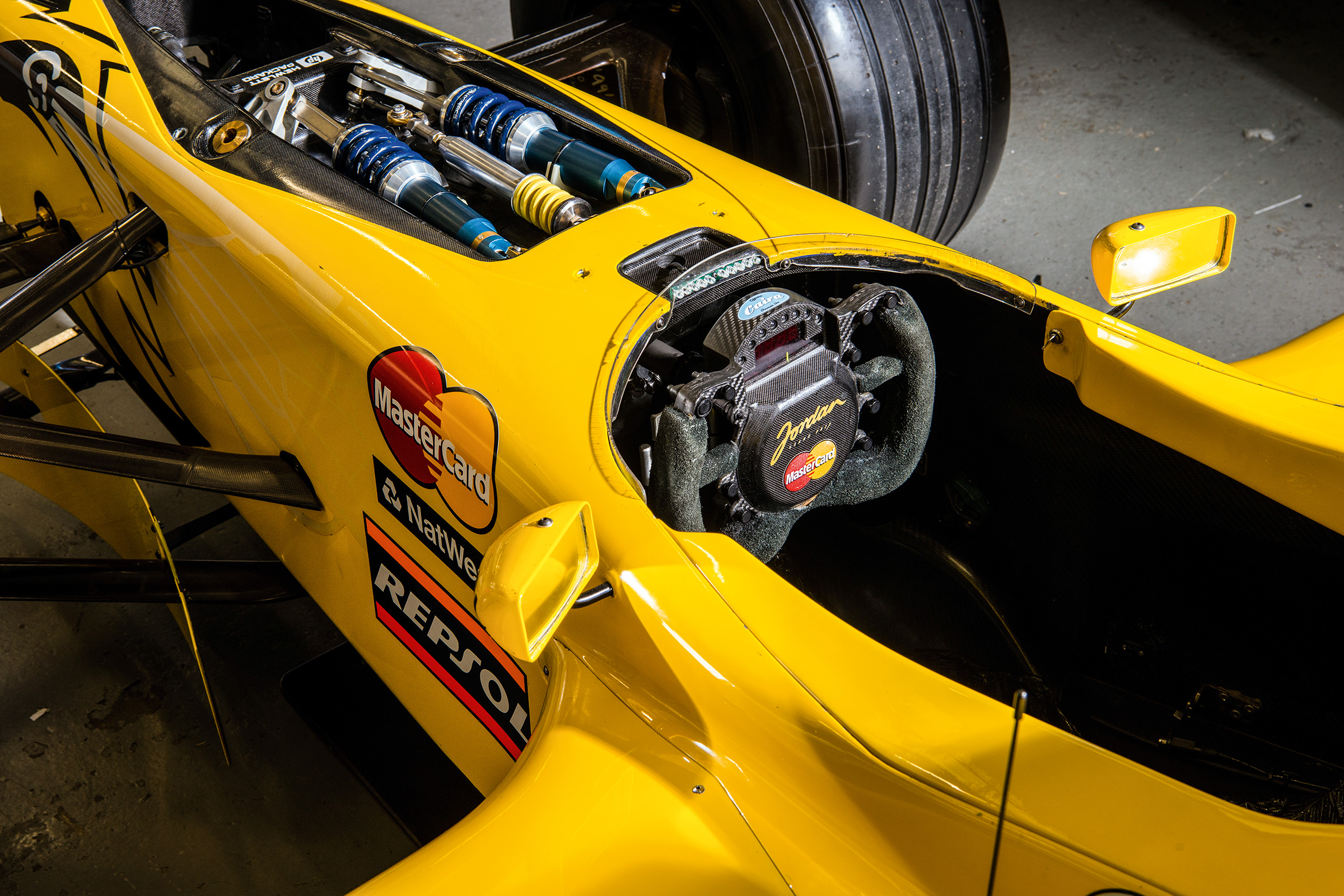 Used Formula 1 cars cockpit