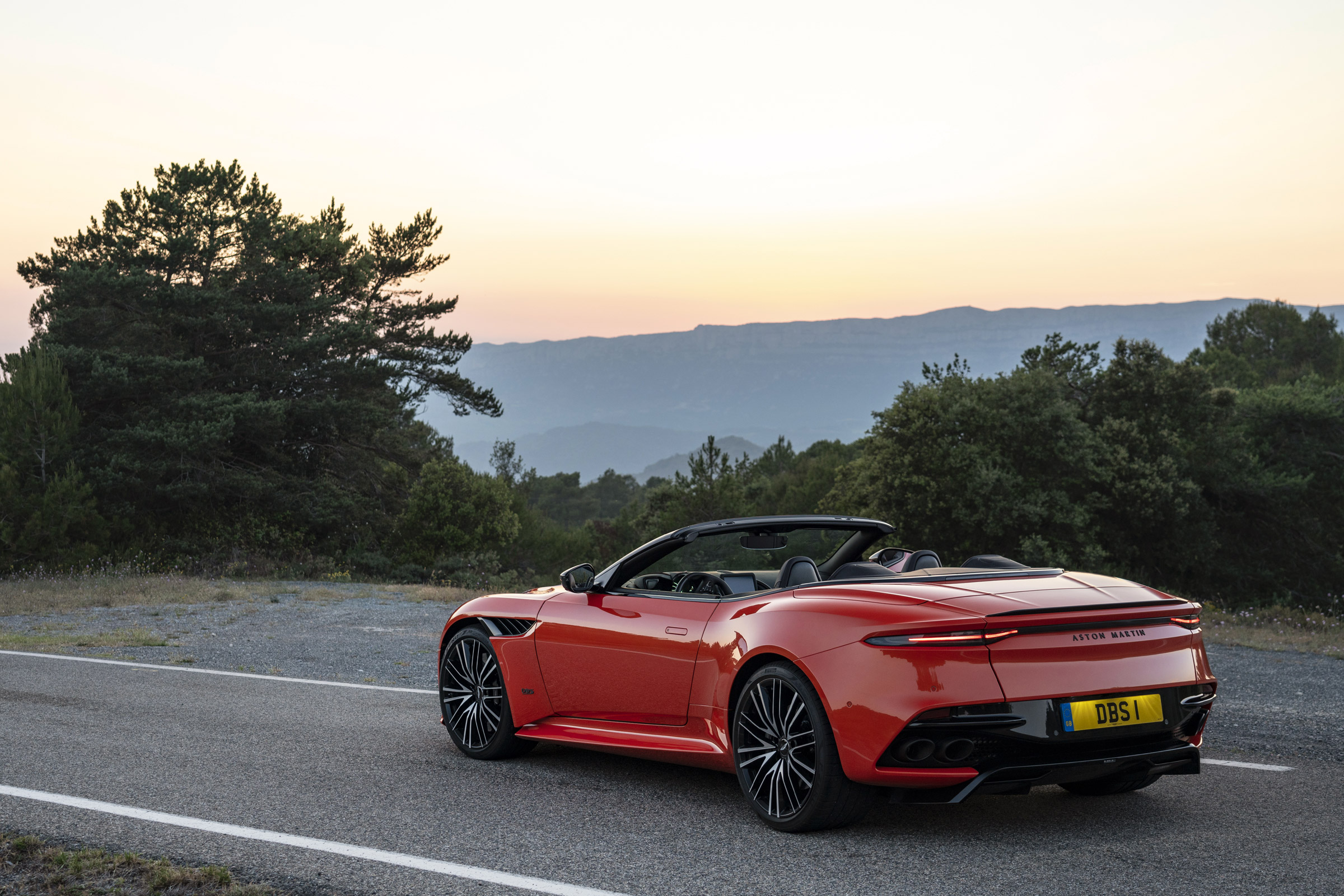 Aston Martin DBS Superleggera Volante rear