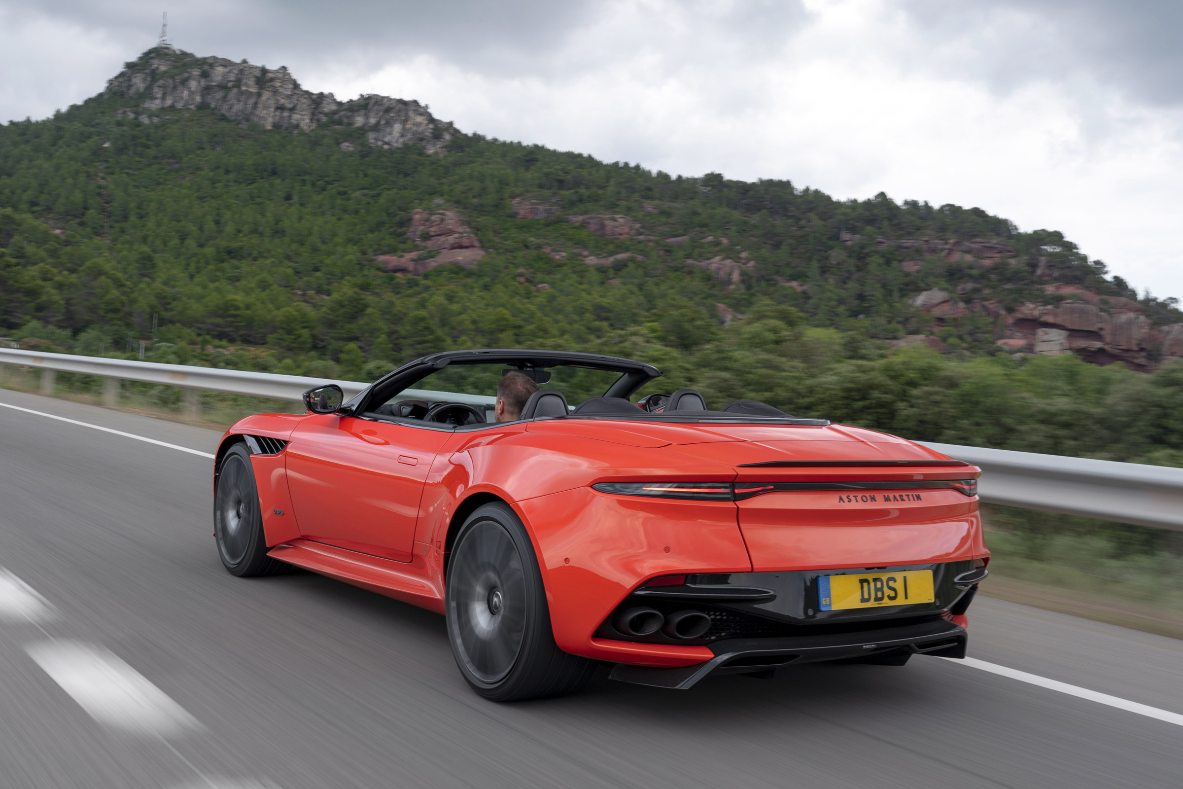 Aston Martin DBS Superleggera Volante rear