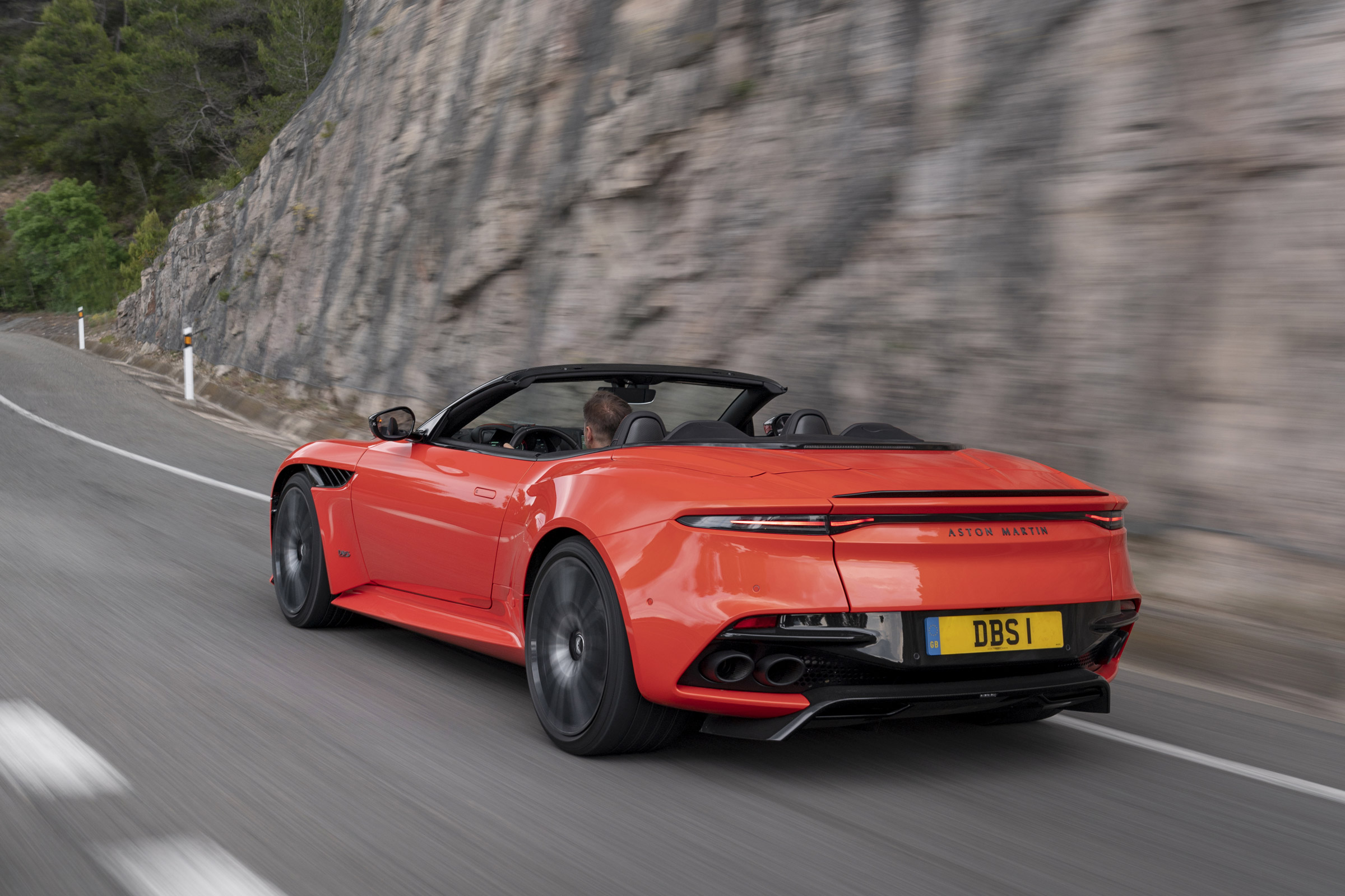 Aston Martin DBS Superleggera Volante rear