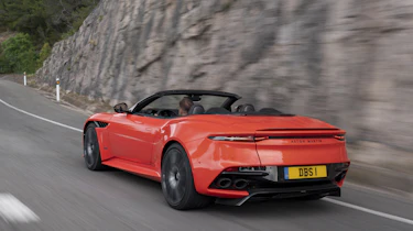 Aston Martin DBS Superleggera Volante rear