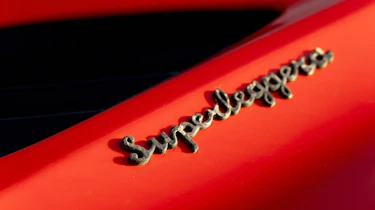 Aston Martin DBS Superleggera Volante badge