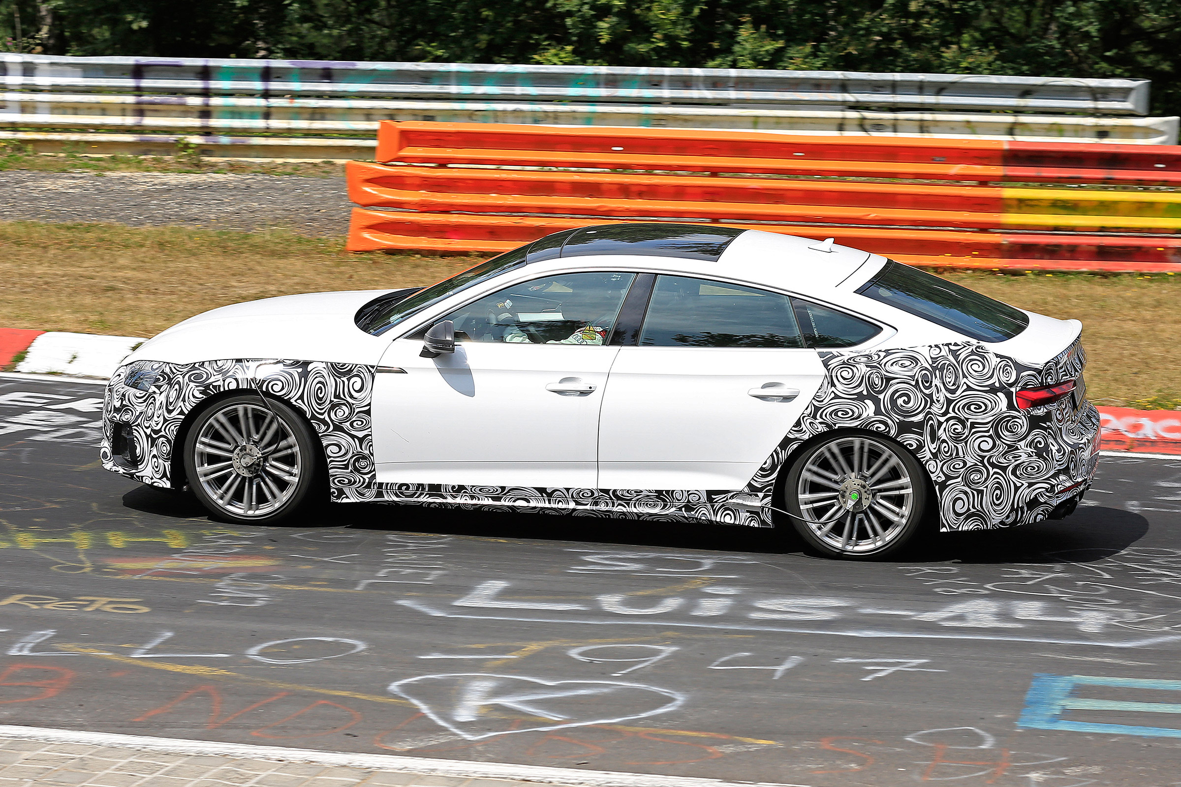 Audi S5 TDI Spy - profile