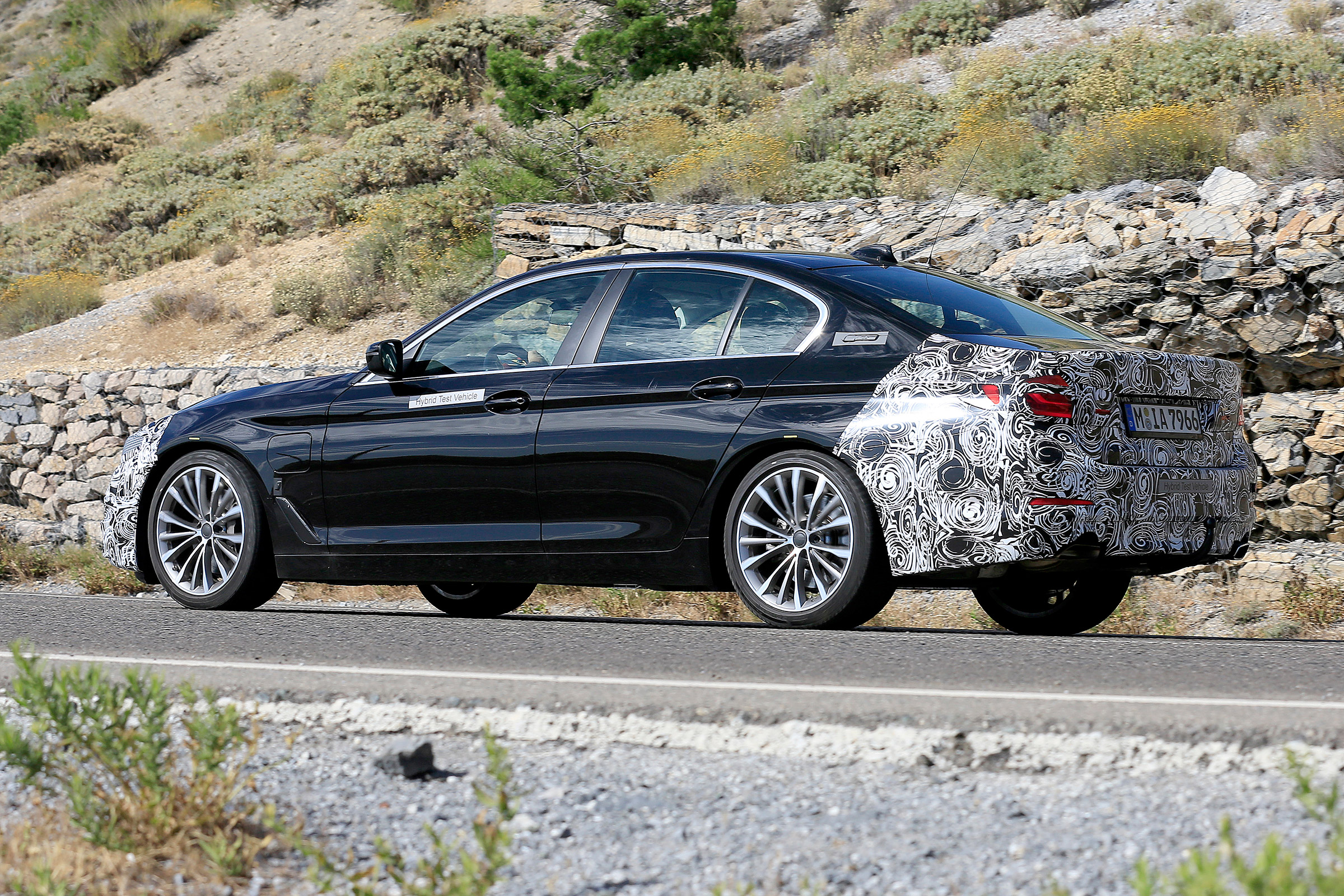 BMW 5-series facelift - rear quarter