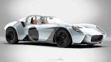 Jannarelly Design-1 front three quarter sketch
