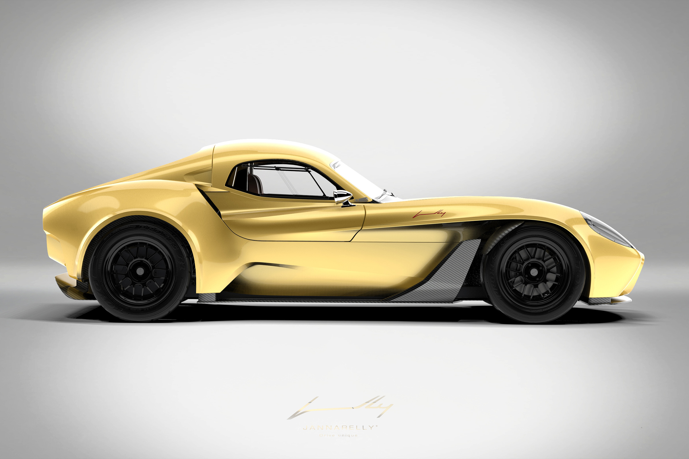 Jannarelly Design-1 side sketch