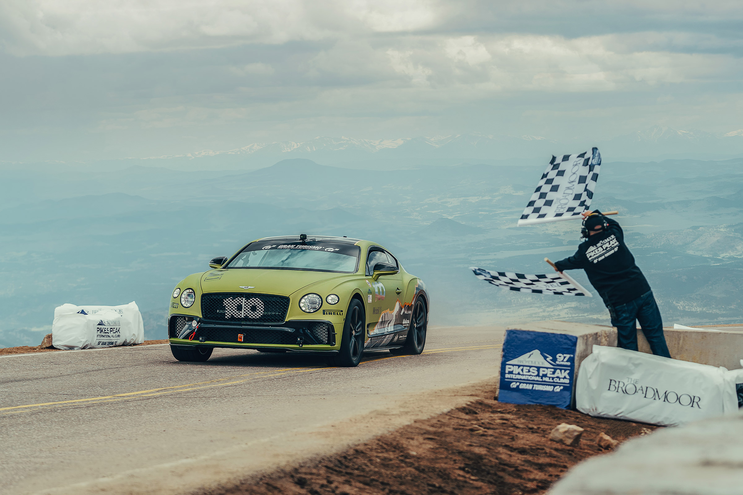 Continental GT Pikes Peak record - front