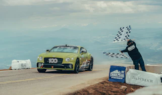 Continental GT Pikes Peak record - front