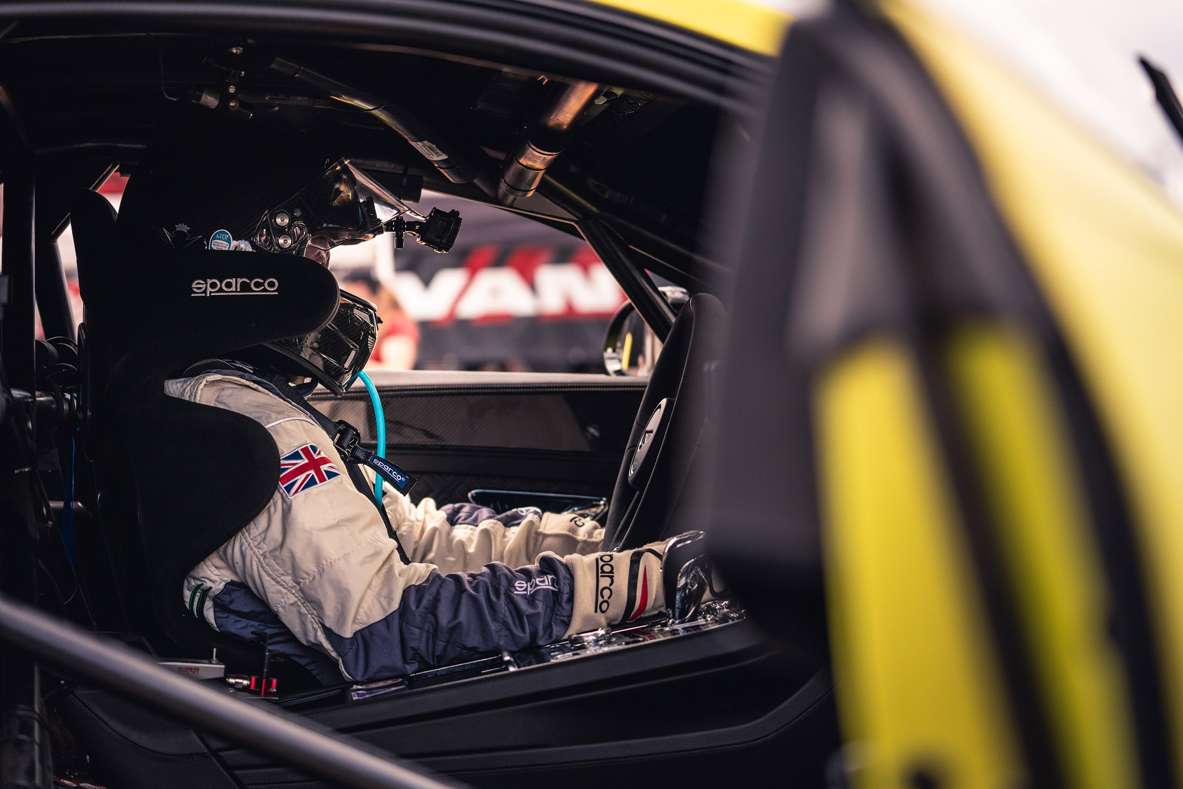 Continental GT Pikes Peak record - cabin shot