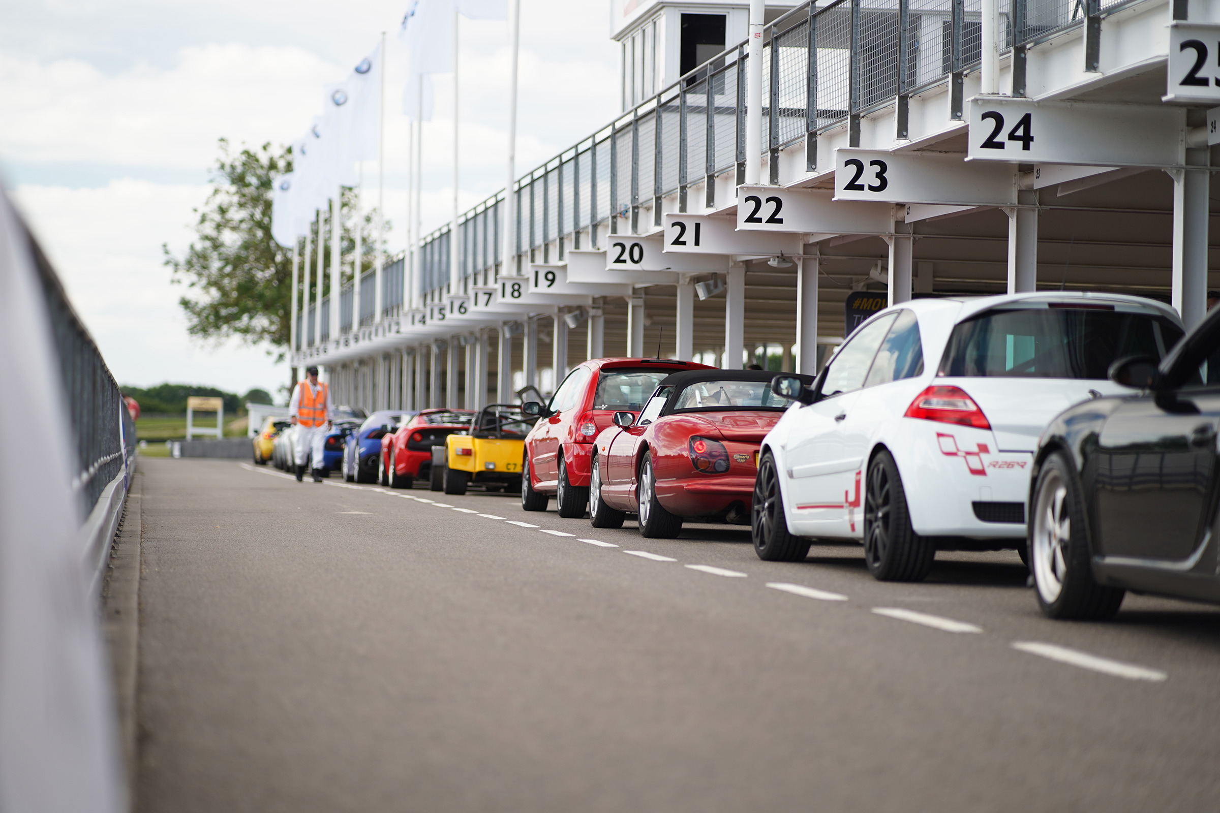 Goodwood track day - pits