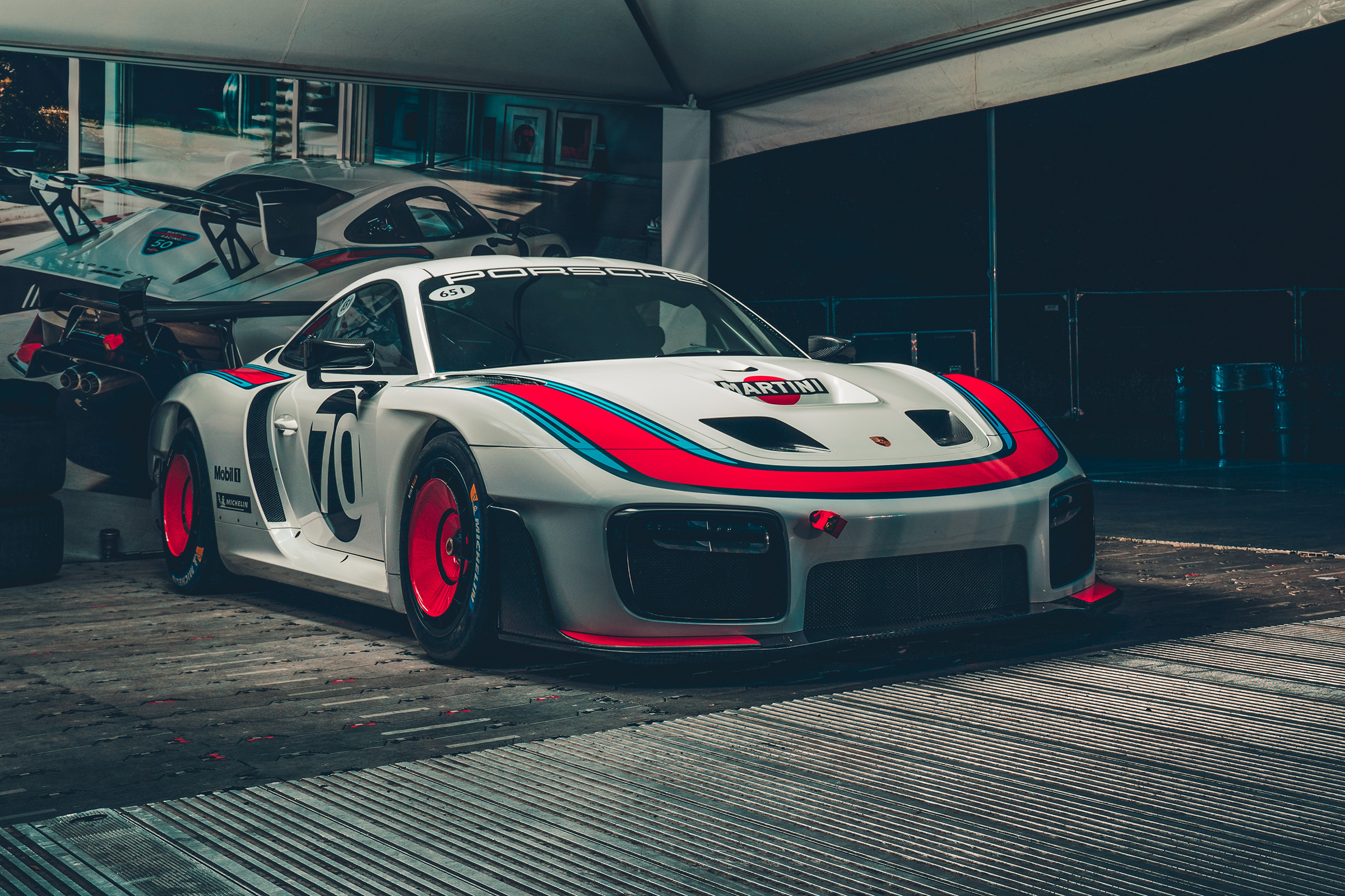 Porsche 935 Tribute Goodwood front static