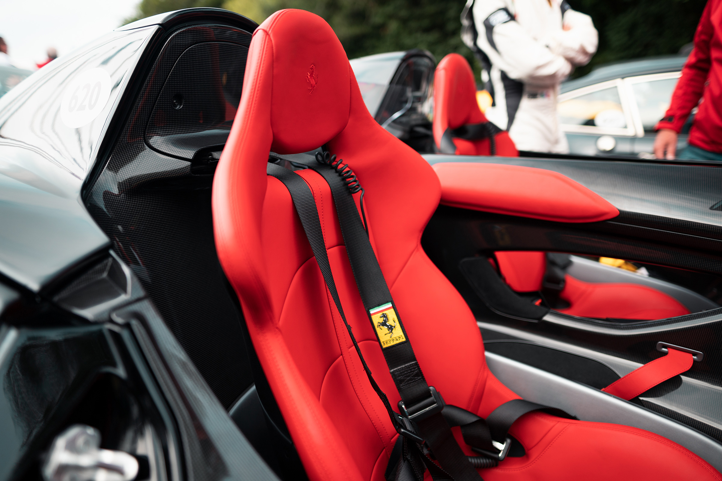 Ferrari Monza SP2 Goodwood FoS seats